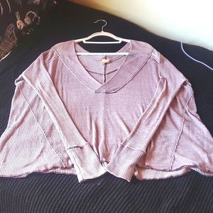 We the free flowy long sleeve shirt with thumb holes super comfy